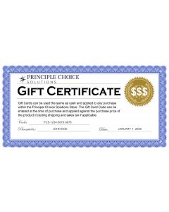 Principle Choice Solutions Gift Cards - Variable